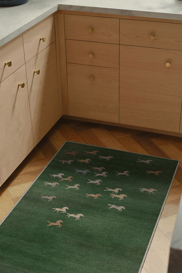 Ruggable Washable Felix Tufted Horses Rug #4