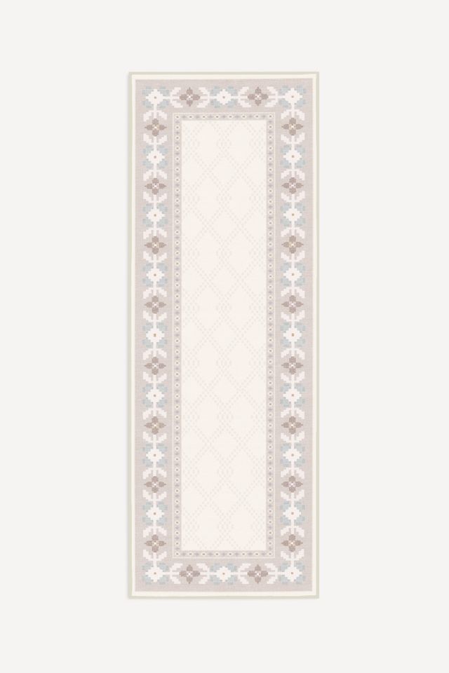 Ruggable Washable Kinley Floral Border Tufted Rug #3