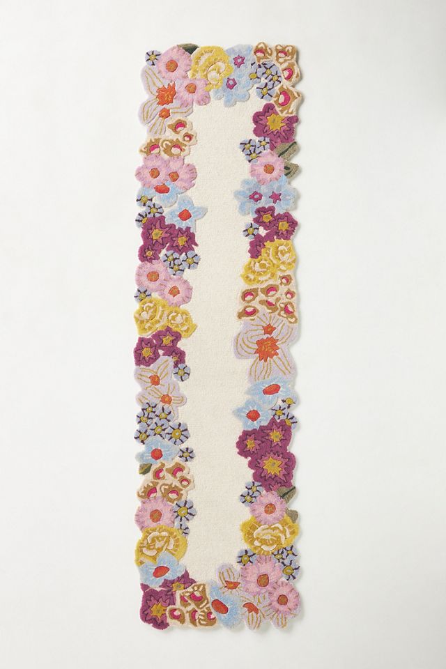 Josephine Hand-Tufted Wool Flower Rug #2