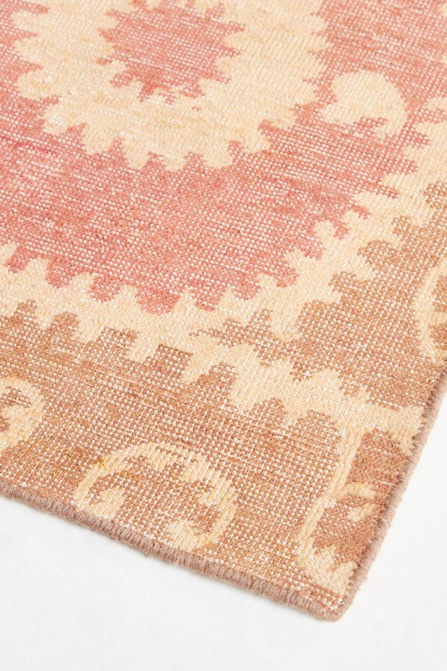 Hand-Knotted Wool Mila Suzani Rug | Anthropologie
