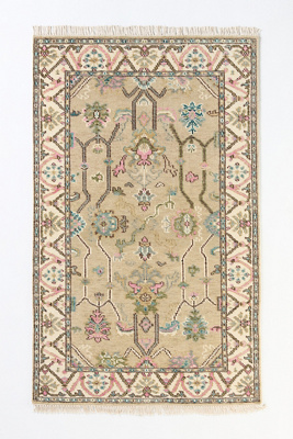 Anthropologie Hand-knotted Cordell Wool Rug