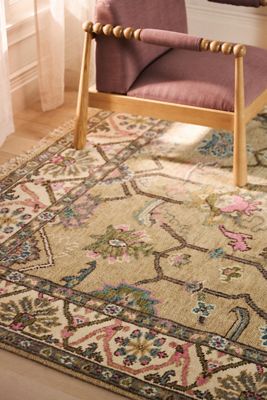 Wool Hand-Knotted Persian Inspired Rug