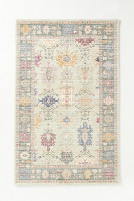 Anthropologie Kiran Tufted Persian-style Printed Rug