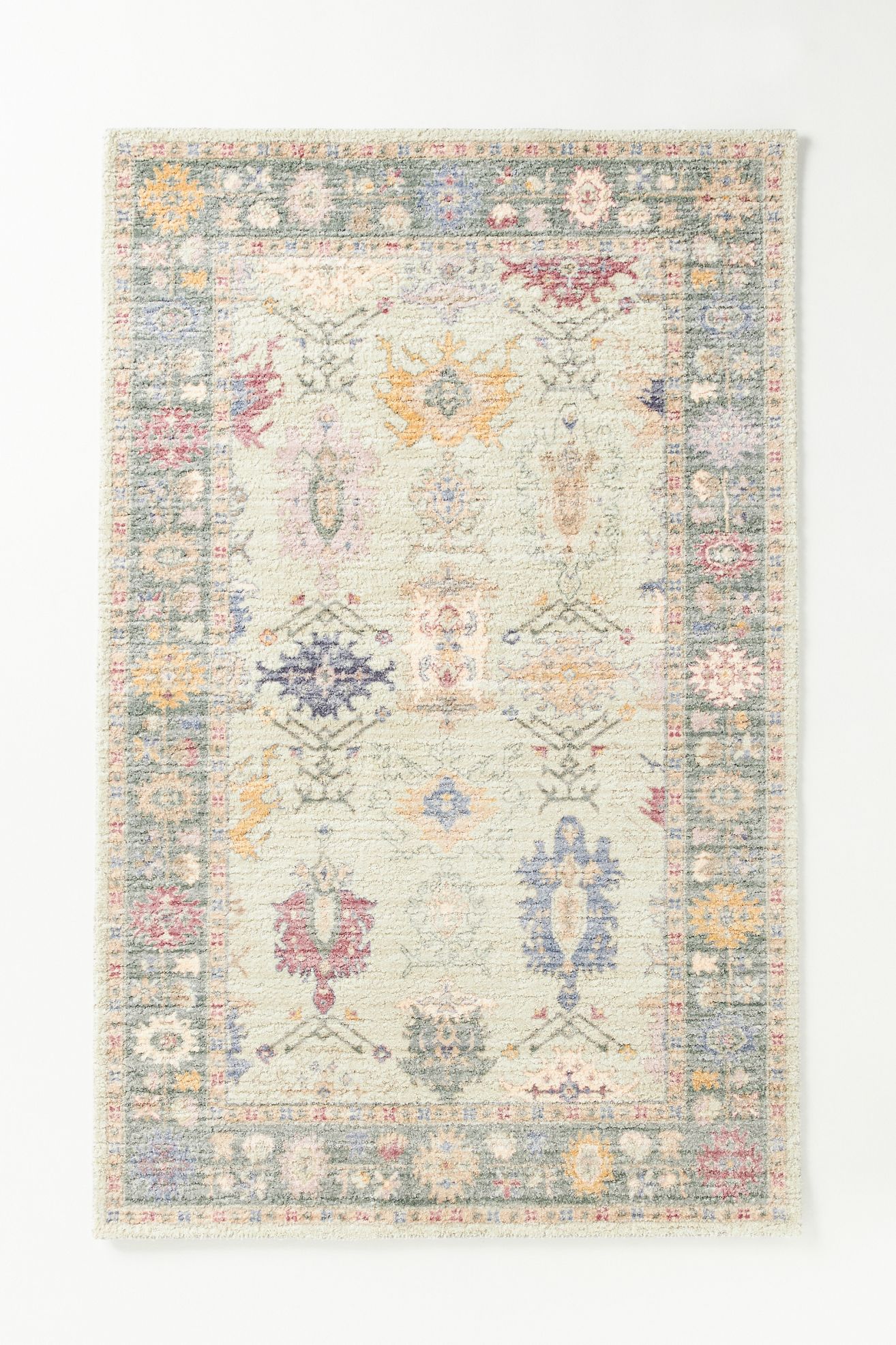 Printed Sage Persian-Inspired Rug - SAGE, Standard, 8' X 10'