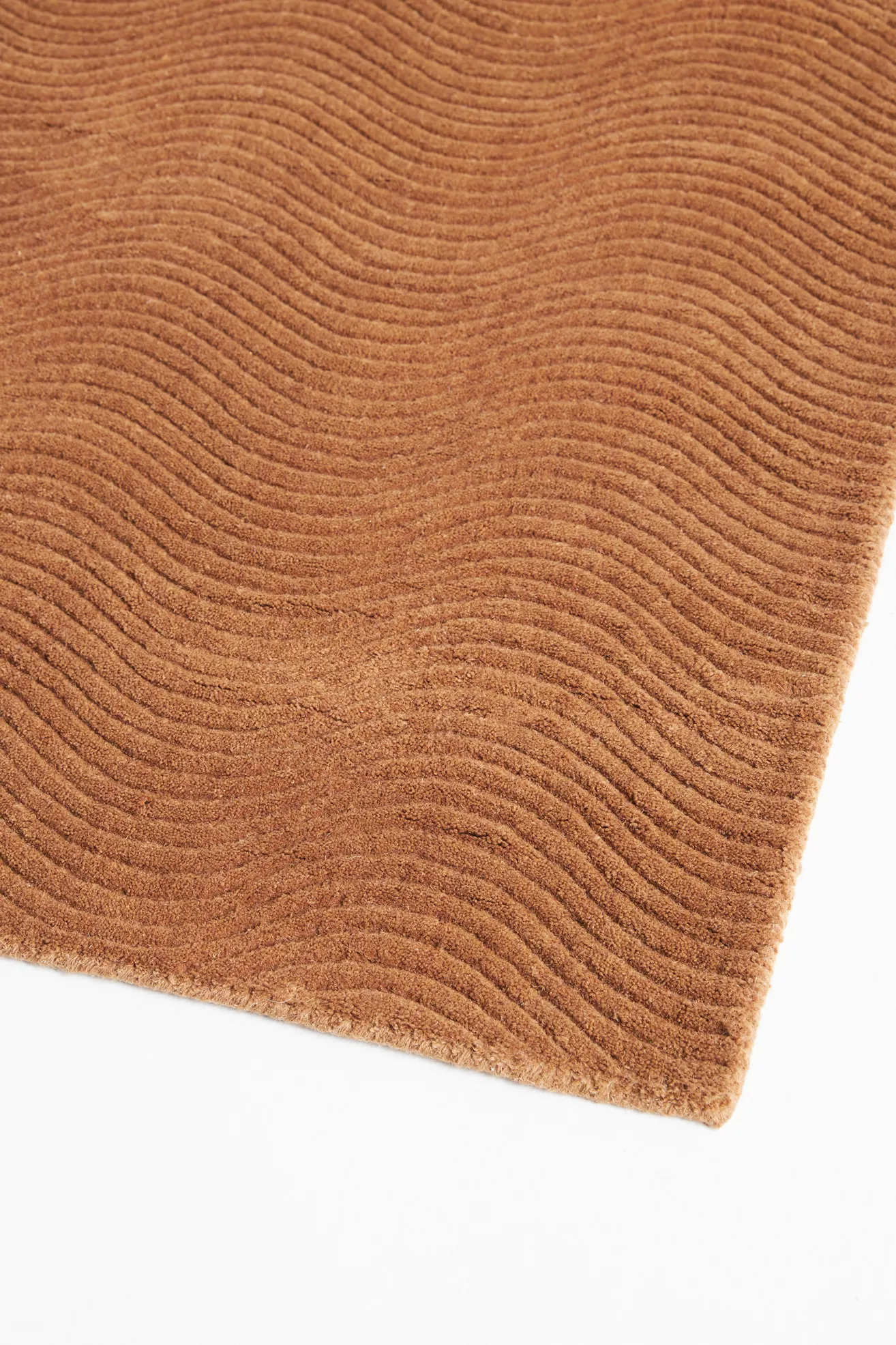 Hand Tufted 100% Wool Contour Rug - thumbnail 4