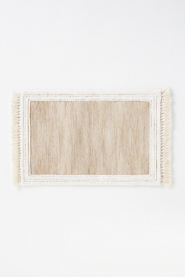 Wool Blend Tufted Tassel Rug