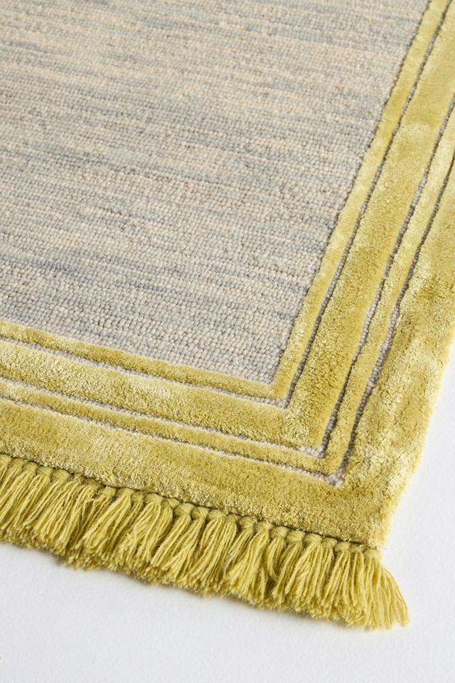 Wool Blend Tufted Tassel Rug #1