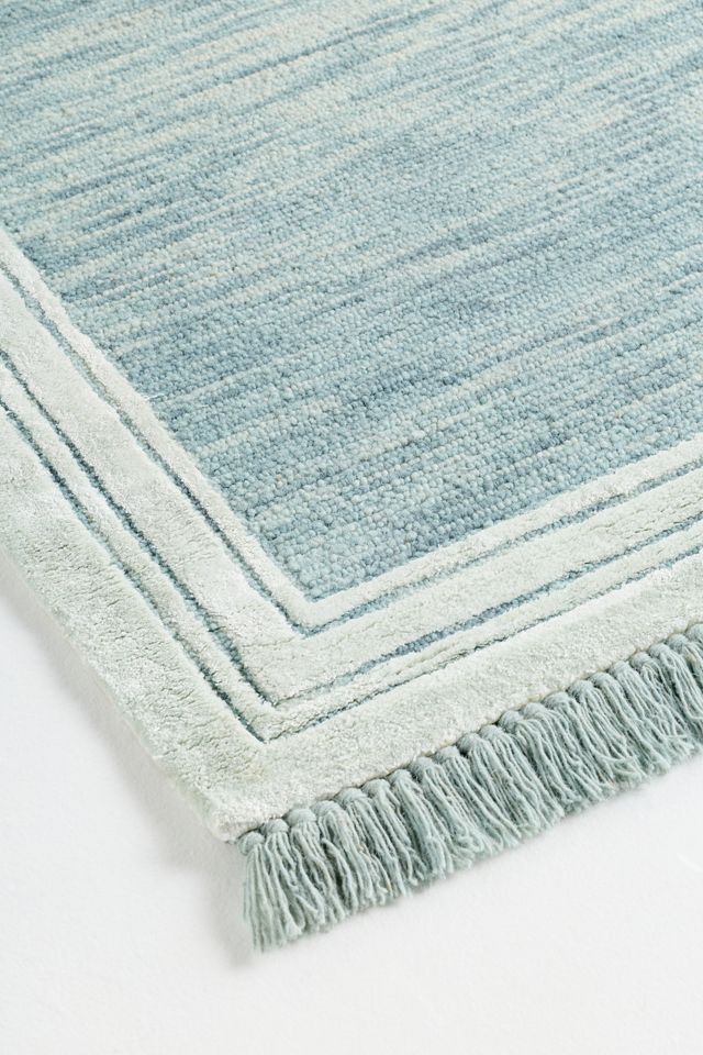 Hand Tufted Wool Blend Tassel Rug | Anthropologie