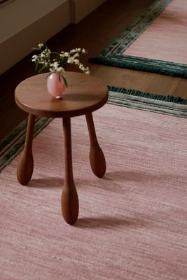 Hand Tufted Wool Blend Tassel Rug