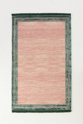 Anthropologie Wool Blend Tufted Tassel Rug