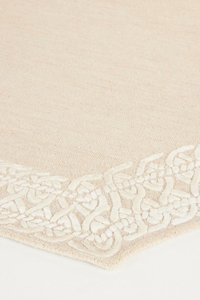Wool Blend Tufted Shaped Rug #1