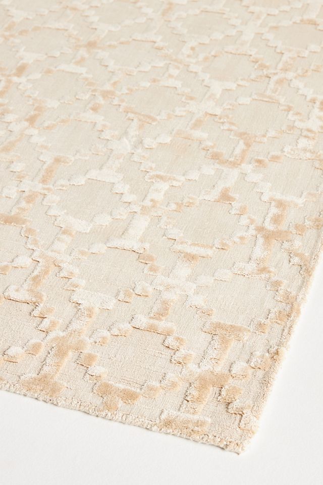 Wool & Viscose Blend Handwoven Rug #2