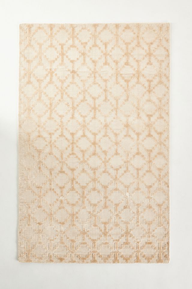 Wool & Viscose Blend Handwoven Rug #1