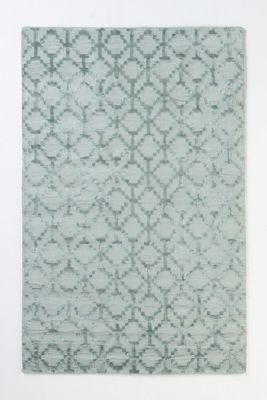 Wool & Viscose Blend Handwoven Rug