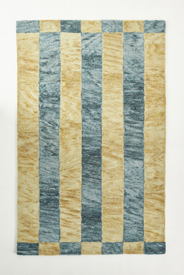 Anthropologie Hand-tufted Striped Vivianna Rug