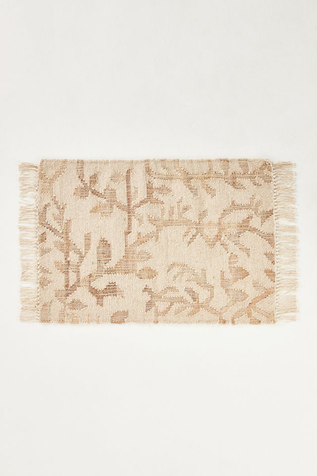 Wool & Jute Blend Flatwoven Neutral Rug #2