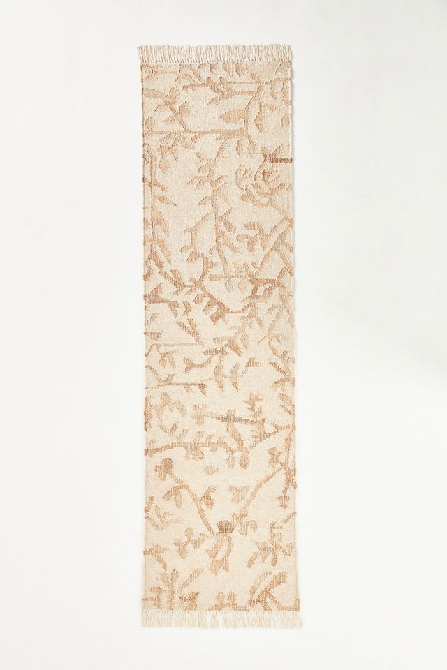 Wool & Jute Blend Flatwoven Neutral Rug #3