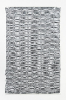 Anthropologie Flatwoven Indoor/outdoor Geometric Rug