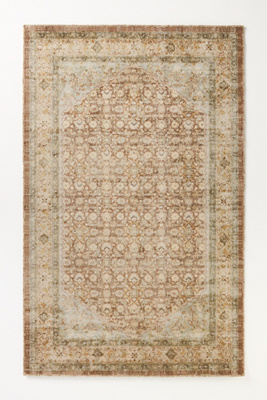Anthropologie Sonya Hand-tufted Persian-style Printed Rug