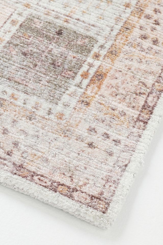 Tufted Printed Prairie Floral Rug #1