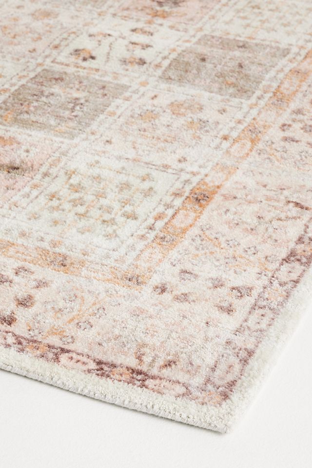 Tufted Printed Prairie Floral Rug #4