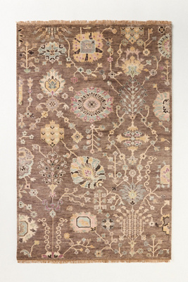 Anthropologie Hand-knotted Kerrington Persian-inspired Wool Rug