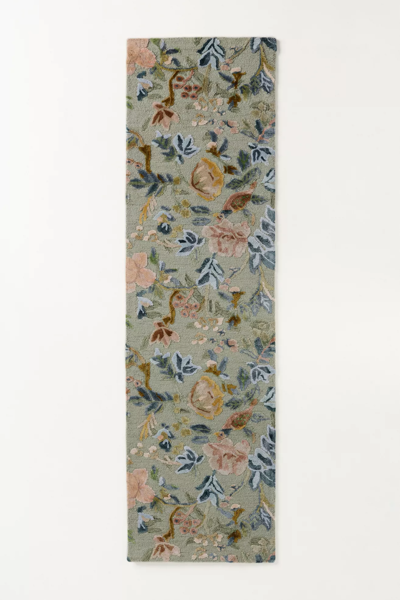 Seren Hand Tufted Wool Blend Painterly Floral Rug - thumbnail 5