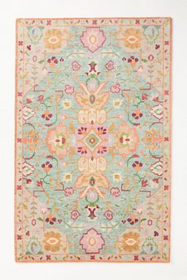 Crisanta Hand-Knotted Wool Persian-Inspired Rug