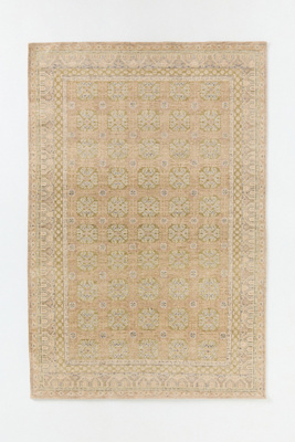 Anthropologie Marisa Hand-knotted Wool Rug In Neutral