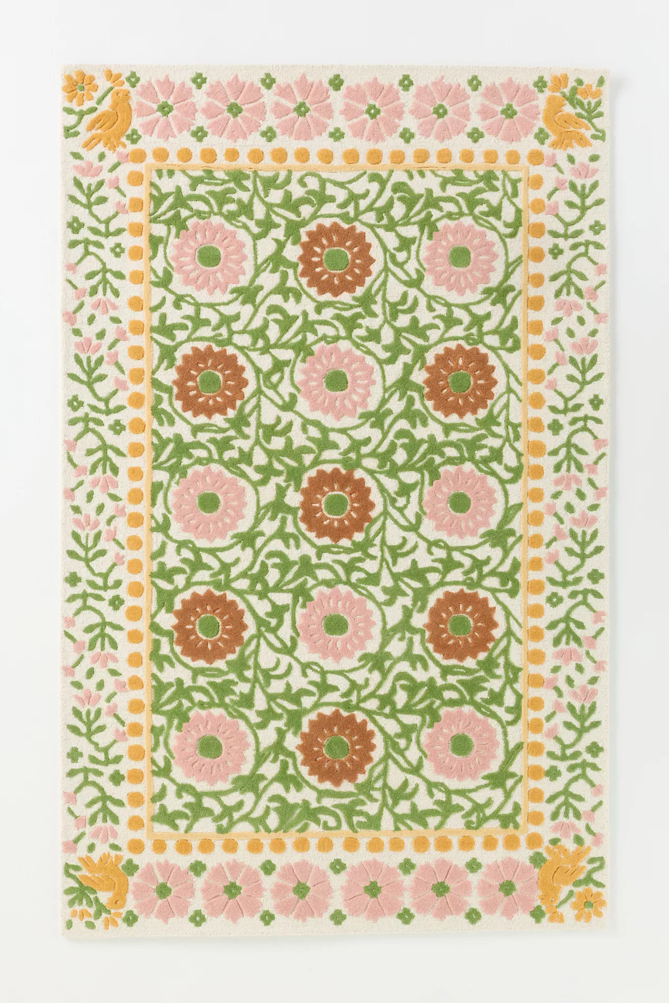 Ellen Merchant Tufted Wool Suzani Rug