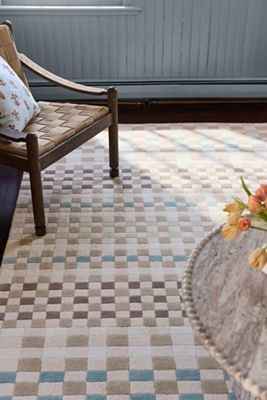 Perrin Tufted Wool Geometric Rug