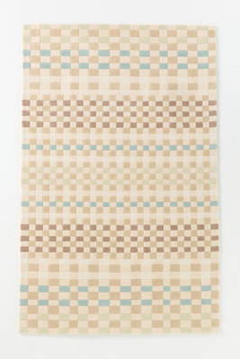 Anthropologie Perrin Hand-tufted Wool Rug In Neutral