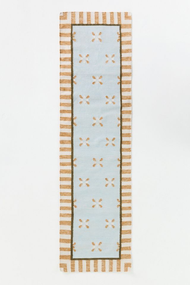 Bellus Flatwoven Indoor/Outdoor Striped Border Rug #4