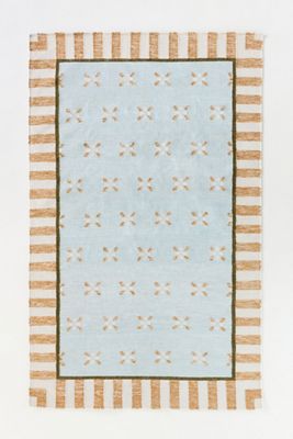 Bellus Flatwoven Indoor/Outdoor Striped Border Rug