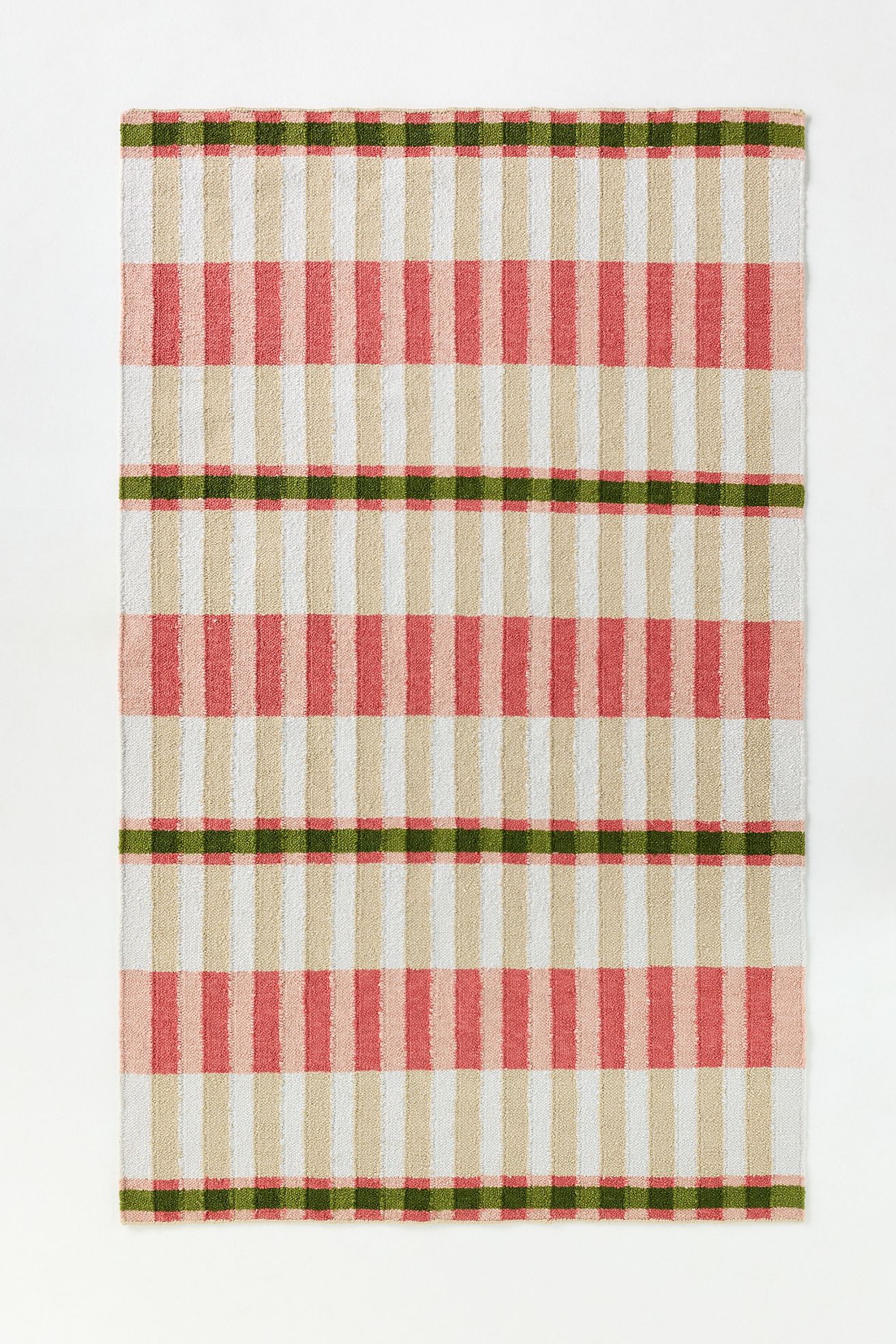 Poppy Indoor/Outdoor Flatwoven Geometric Rug - Pink, 8x10