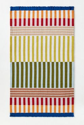 Brighton Indoor/Outdoor Flatwoven Striped Rug