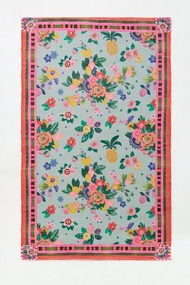 Lannie Indoor/Outdoor Flatwoven Printed Fruit Rug