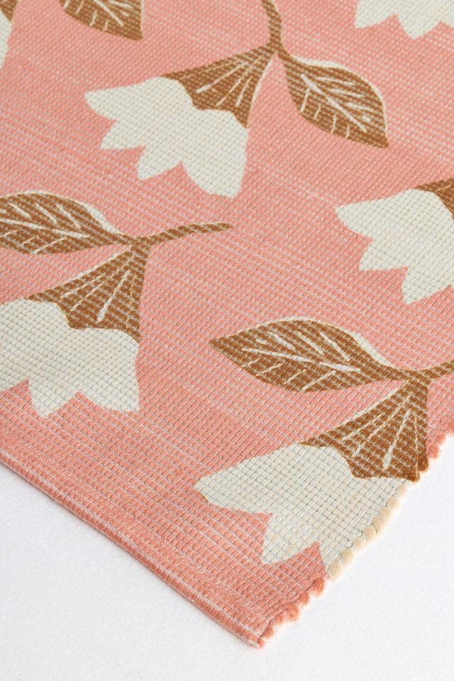 Sonny Indoor/Outdoor Flatwoven Printed Floral Rug #1