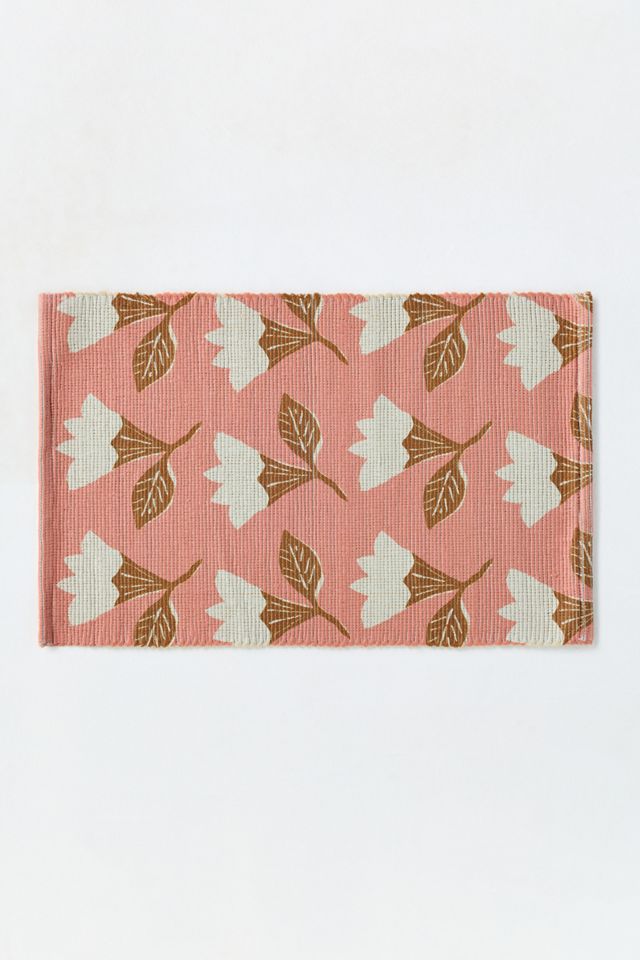 Sonny Indoor/Outdoor Flatwoven Printed Floral Rug #2