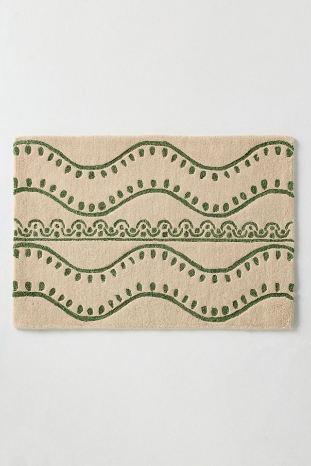 Michaela Tufted Wool Wave Rug #2