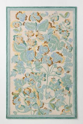 Claire de Quenetain Tufted Wool Blend Floral Rug