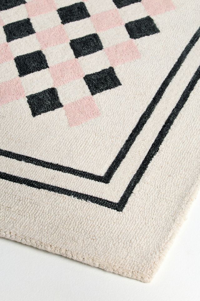Brynn Tufted Wool Geometric Rug #1