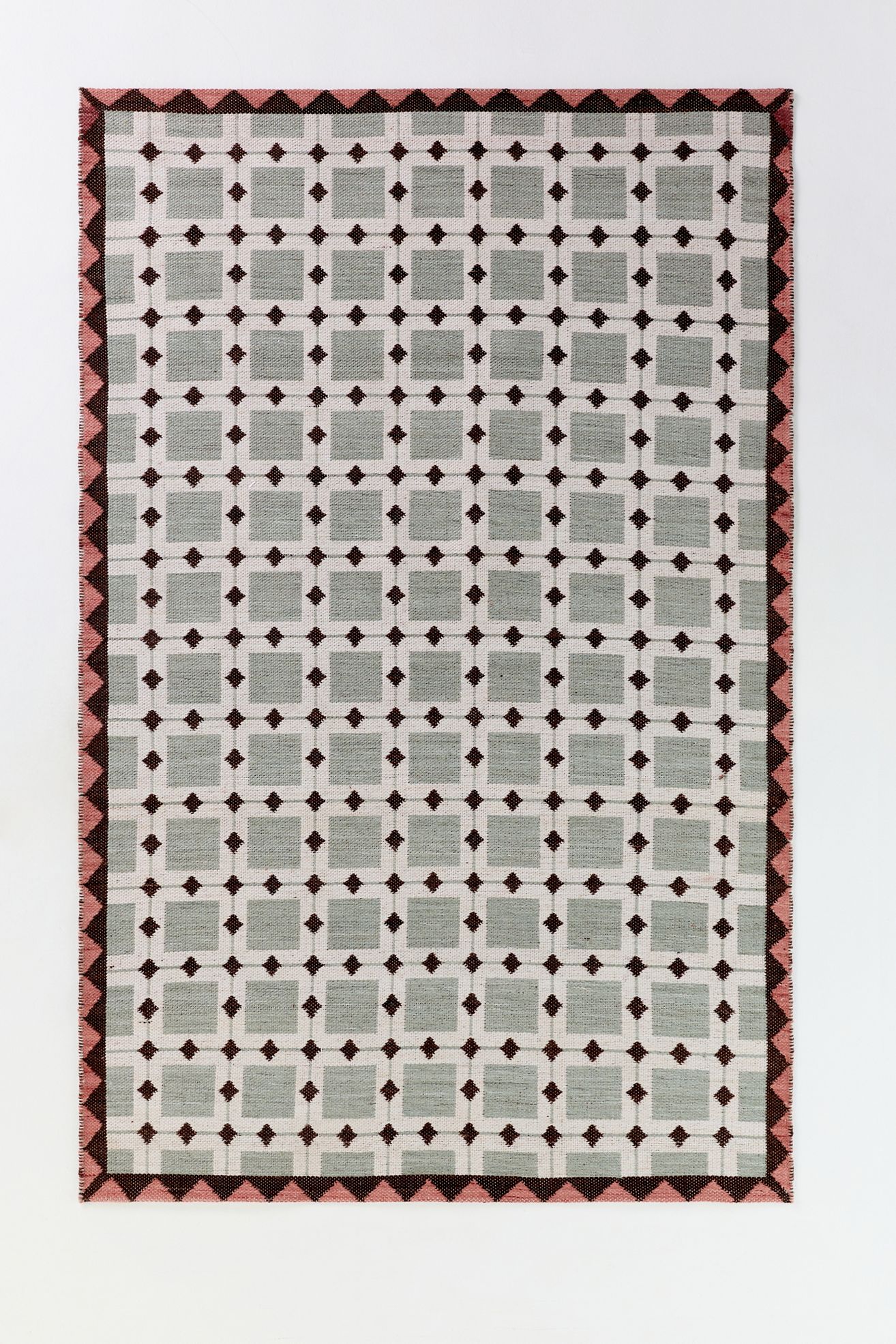 Tile Grid Indoor/Outdoor Doormat - Brown, 2’ X 3’