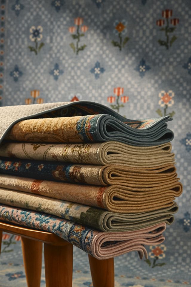 Ruggable Washable Scandi-Floral Clove Rug #3
