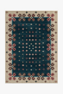 Ruggable Washable Scandi-Floral Clove Rug