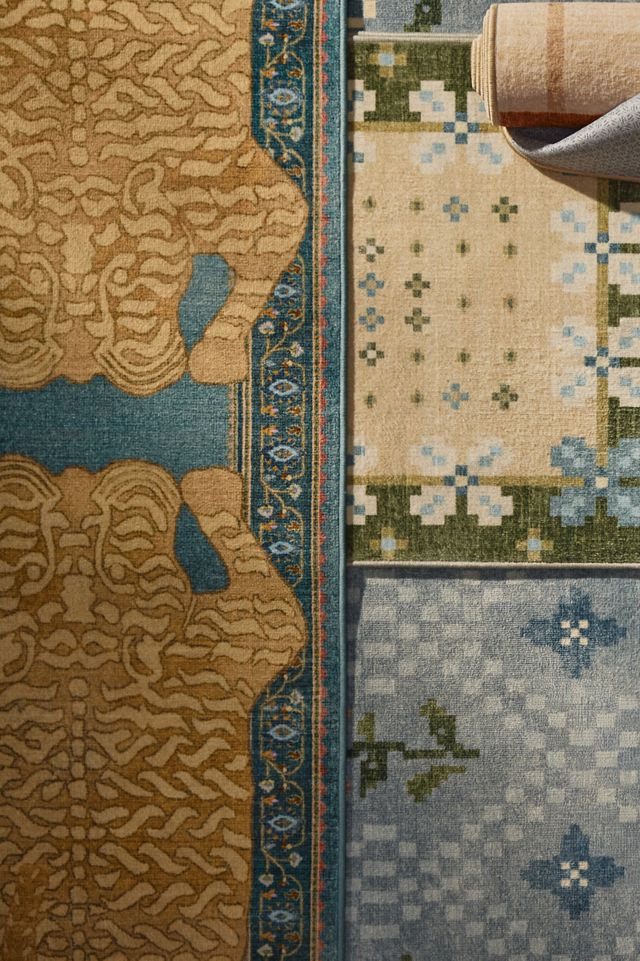 Ruggable Washable Wildcat Persian Border Tigris Rug #5