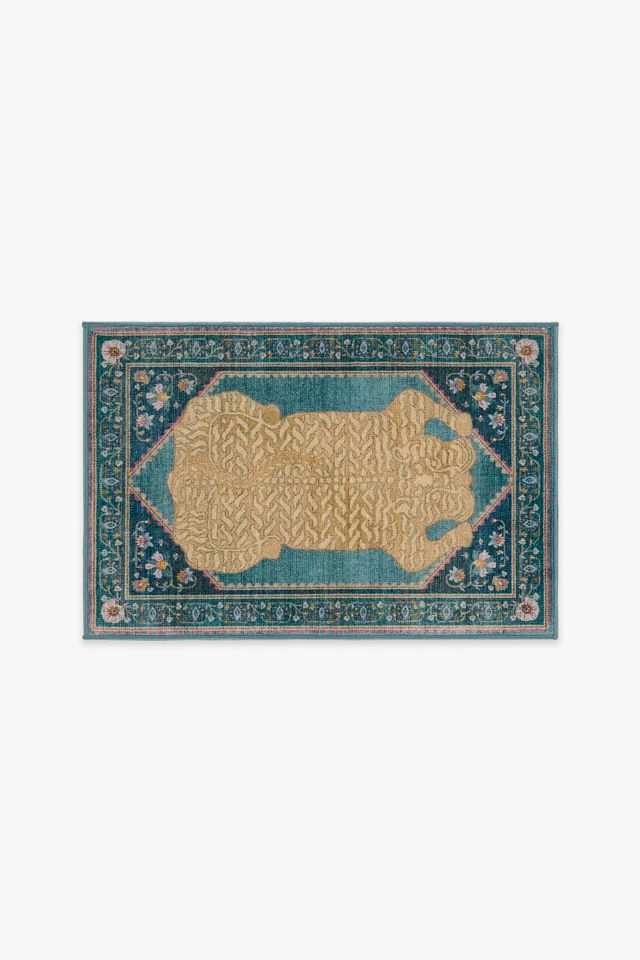 Ruggable Washable Wildcat Persian Border Tigris Rug | AnthroHome