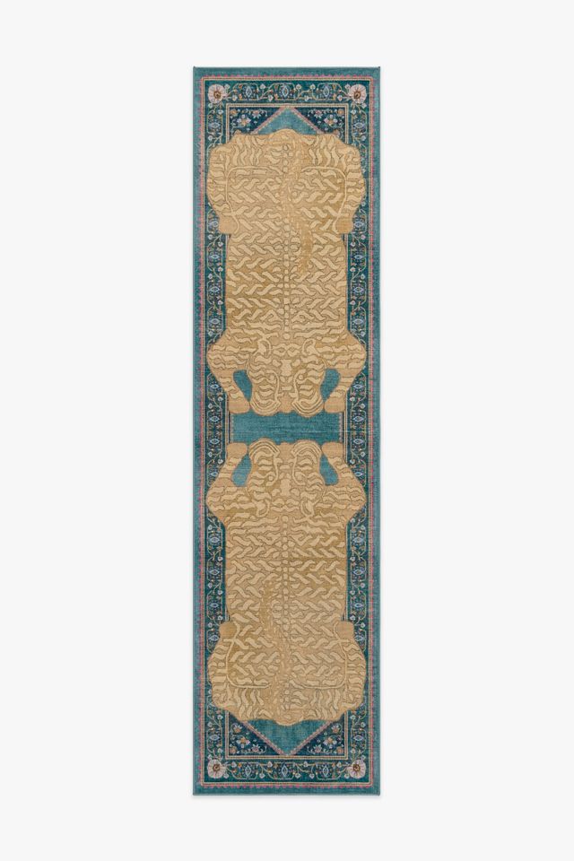 Ruggable Washable Wildcat Persian Border Tigris Rug | AnthroHome