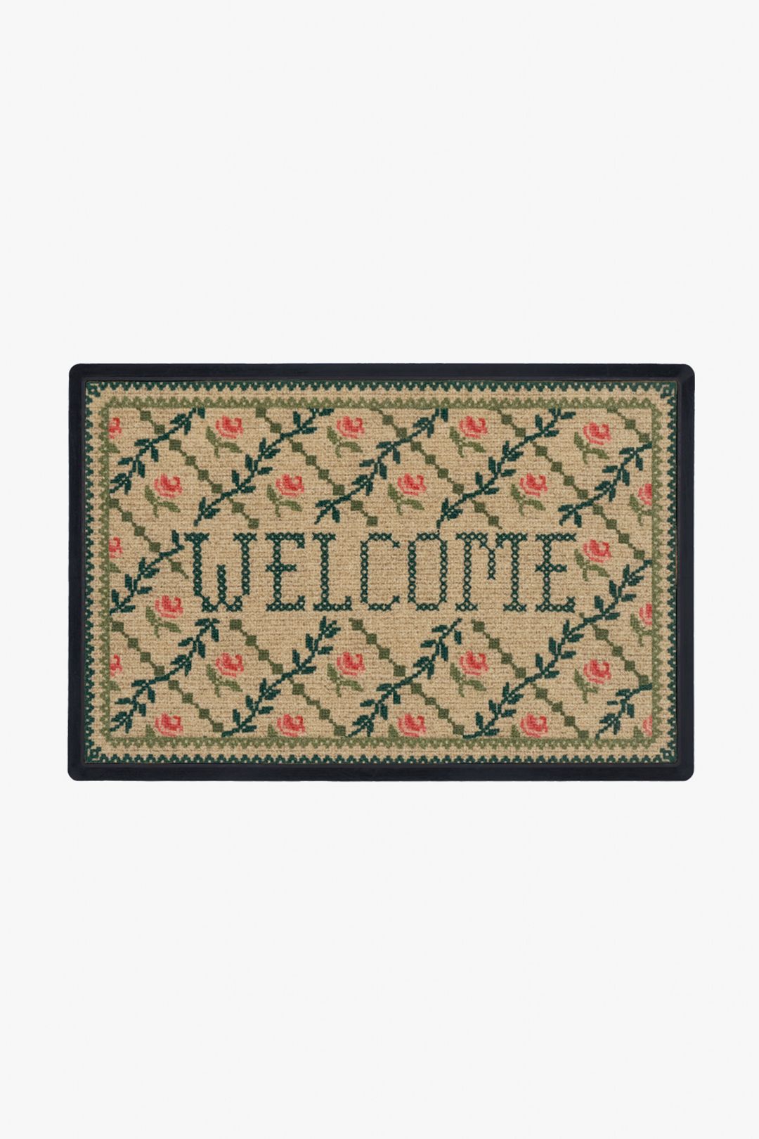 Ruggable Washable Doormat - Welcome Trellis, 2’ X 3’