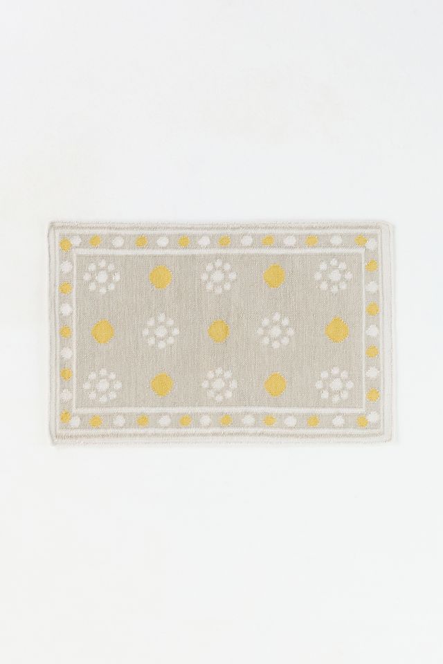 Polka Dot Indoor/Outdoor Flatwoven Rug #2
